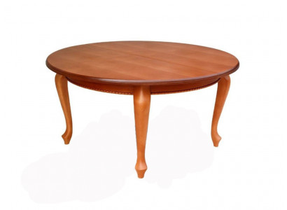 Table Dining Table Wooden Table XXL Conference Table Round Decor S19 RADIUS 150+50 CM