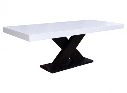 Extendable Design Wooden Table Dining Living Room Decor Solid Wood Tables