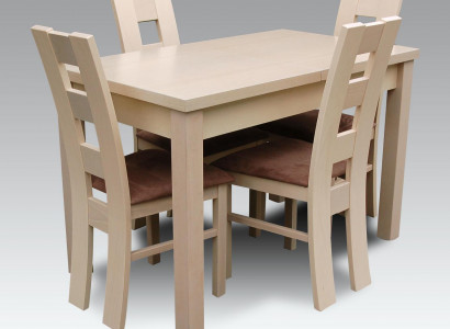 Dining sets, designer dining room set, suite chair table, 4 chairs, 5-piece group.