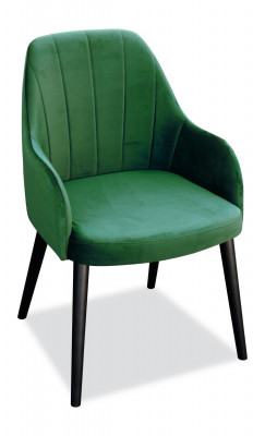 Kitchen Chairs Elegant Dining Room Fabric New Set of 4 Armchairs Chair Design Wood Textile