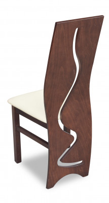 Set of 6 groups wooden armchair seat chair set group chairs hotel upholstery new