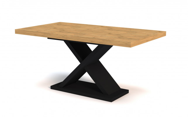 Extendable dining table wood tables modern design dining room luxury furniture