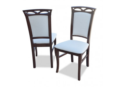 4x Designer Chair Set Dining Room Backrest Upholstered Seat Chairs Complete Set