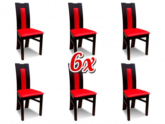 Complete Suite Group Living Room 6x Pieces New Dining Room Chair Set Reclining Chairs