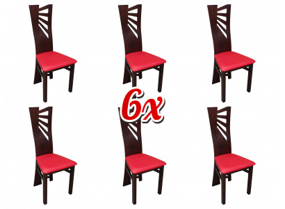 Upholstered armchair chair dining room restaurant club group armchair 6x lounge armchair