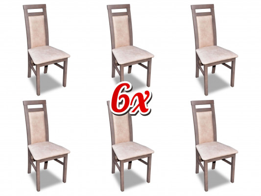 Armchair Group Dining Room Chair Set Complete Set 6x Armchairs