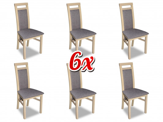 Armchair Group Dining Room Chair Set Complete Set 6x Armchairs