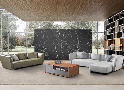 Corner sofa couch corner suite + three-seater 3-seater couch sofas couches textile