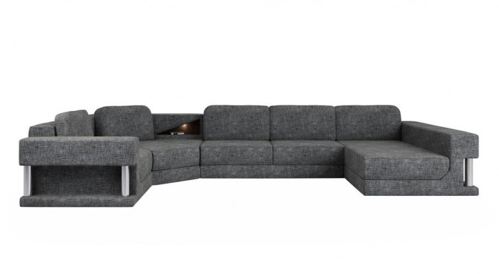 U-shaped sectional sofa with bed function, new living area sleeping sofa, multifunctional couch.