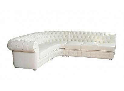Chesterfield sectional sofa leather sofa upholstered corner sofa set classic couch