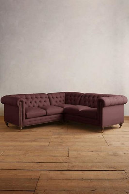 Chesterfield sectional sofa couch designer upholstered corner fabric sofa set 1013-14