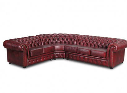 Corner sofa couch upholstery corner suite corner chesterfield 100% leather