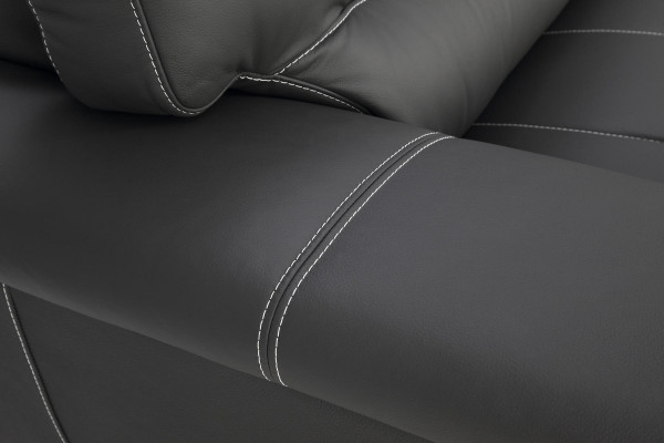 Leather design couch upholstery seating suite sofa ensemble 2+1 leather set