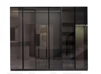 Modern grey wardrobe bedroom cabinets designer furniture