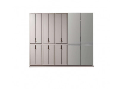 Gray bedroom wardrobe luxury cabinets wooden wardrobe furniture cabinet