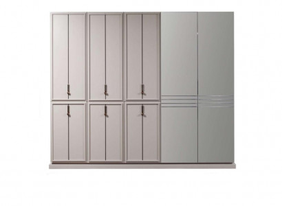 Gray bedroom wardrobe luxury cabinets wooden wardrobe furniture cabinet