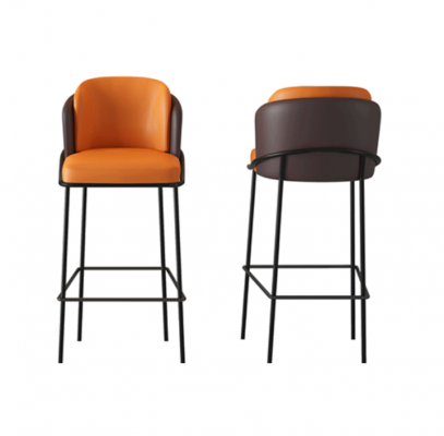 Two-tone bar stool designer 1-seater modern lounge chairs lounge furniture