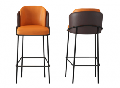 Two-tone bar stool designer 1-seater modern lounge chairs lounge furniture
