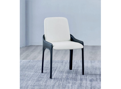 Modern white-black dining chair designer dining furniture chair.