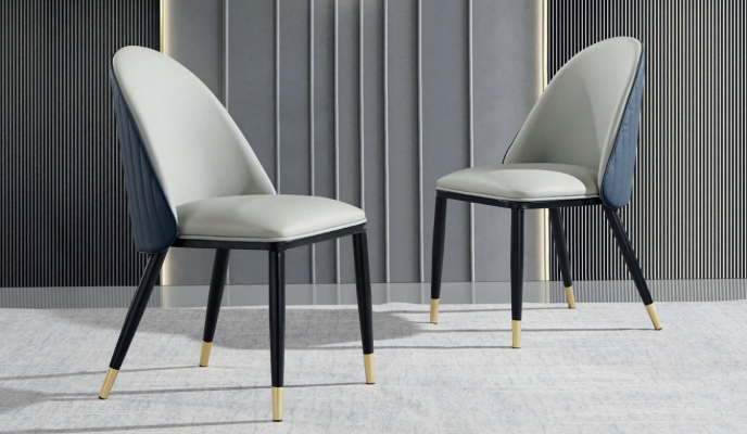 Light gray dining chair stylish wooden chairs modern armchairs new