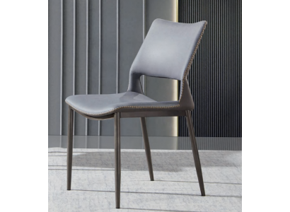 Gray dining chair designer 1-seater luxury armchairs one-seater new