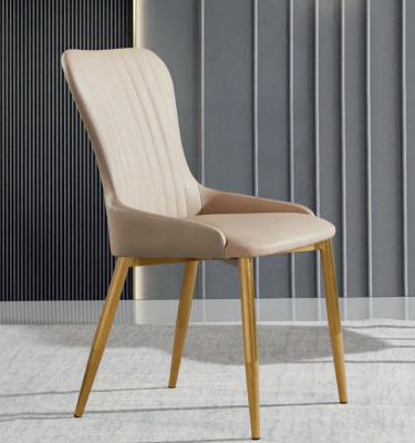 Dining room seating furniture green single-seater upholstered chair luxury wooden chairs