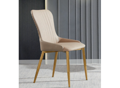 Dining room seating furniture green single-seater upholstered chair luxury wooden chairs