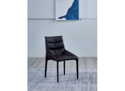 Black Upholstered Dining Chair Designer Textile Chairs Dining Room Furniture