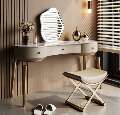 Bedroom furniture designer dressing table wooden frame vanity table new