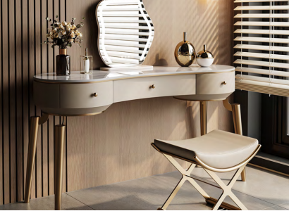 Bedroom furniture designer dressing table wooden frame vanity table new