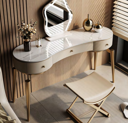 Modern dressing table bedroom furniture vanity dresser with 3 drawers