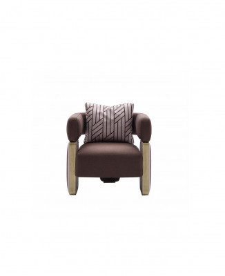 Cocktail chair armchair single-seater living room club chair white fabric seat