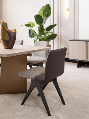 Dining set dining nook dining room furniture dining table dining room 7-piece wood gray