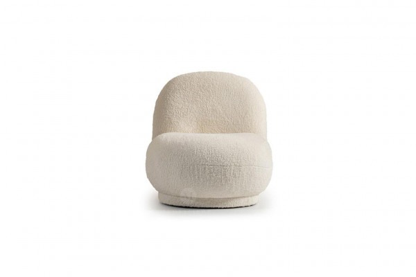 Armchair cocktail chair modern white upholstery fabric seat single-seater