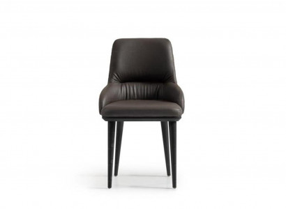 Dining chair kitchen chair faux leather set group 6 pcs chairs brown