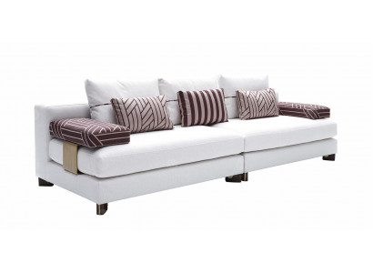 Sofa 4-seater fabric sofa Sofa 4-seater upholstered sofa white sofas modern
