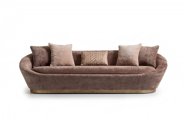Couch set, sofa set, fabric sofa, three-seater, armchair, beige couch set
