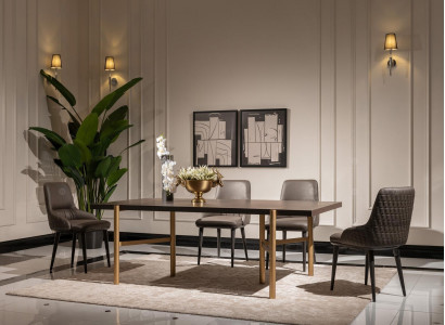 Dining table dining room table dining room wood brown modern gold design