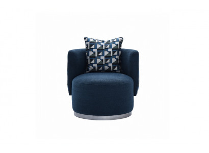 Recliner Chair Modern Blue Upholstery Fabric Seat Design Modern