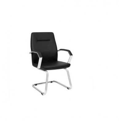 Black office chair legal office leather single-seater conference chair armchair