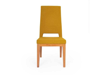 Yellow dining chair living room single-seater wood legs modern chairs chair
