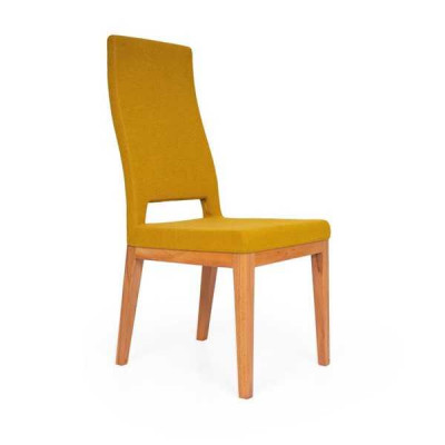 Yellow dining chair living room single-seater wood legs modern chairs chair