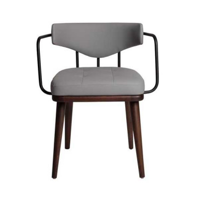 Luxury dining room chair modern armchair with armrests wooden chairs