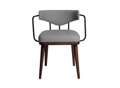 Luxury dining room chair modern armchair with armrests wooden chairs