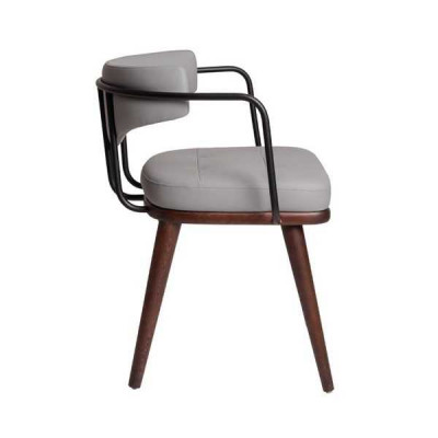 Luxury dining room chair modern armchair with armrests wooden chairs