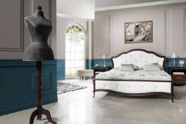 Bed, double bed, double bed, leather bed, double beds, genuine leather, full leather.