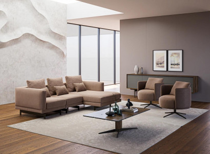 Luxury furniture couch set sofa L-shape 2x armchairs upholstered furniture new coffee table