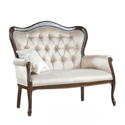 Chippendale Sofa Couch Upholstered Bench Seating Bench 3-Seater Sofa Couch Model W-2