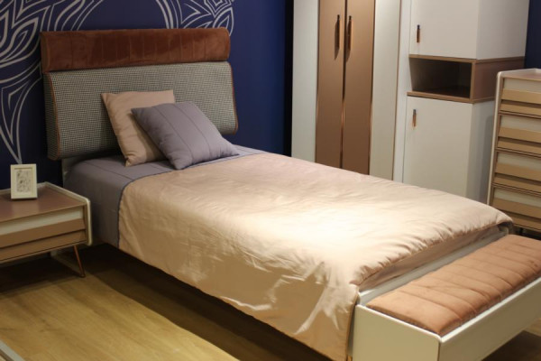 Modern children's bed youth room bed 207 x 120 cm children's room new