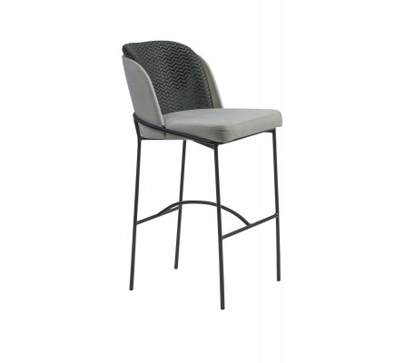 Dining room bar stools design bar chairs upholstered chair modern gray